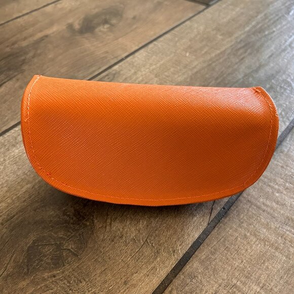 orange Tory Burch sunglasses CASE ONLY - Picture 2 of 2